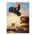 Trademark Fine Art Eric Joyner 'Dark Rider Again' Canvas Art, 18x24 ALI1025-C1824GG